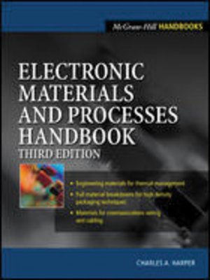 cover image of Electronic Materials and Processes Handbook